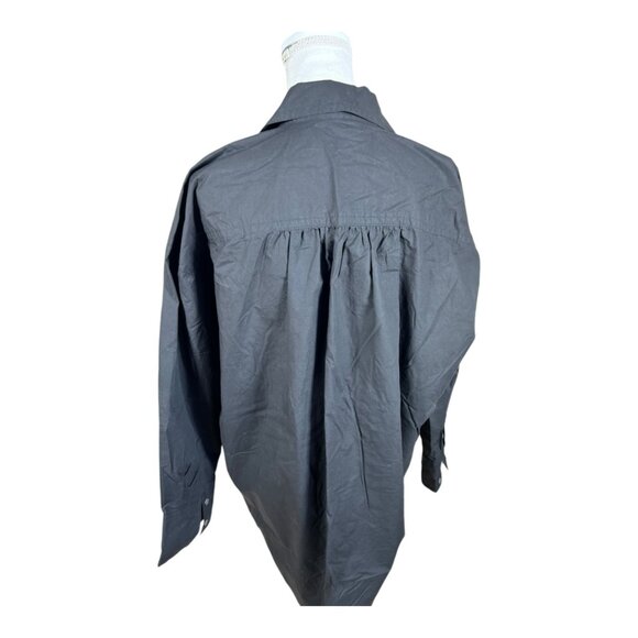 Banana Republic Black Button Down Tall - Picture 3 of 8